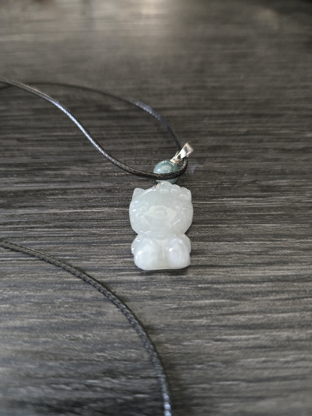 Jade HELLO KITTY Pendant Necklace